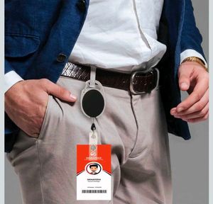 Retractable Badge Clip id card holders