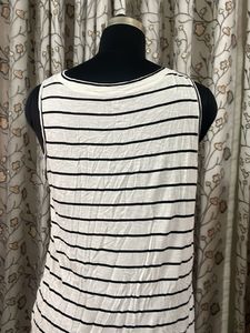 Striped V-Neck Tank Top