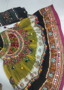 garba dress black Lehenga Choli Set