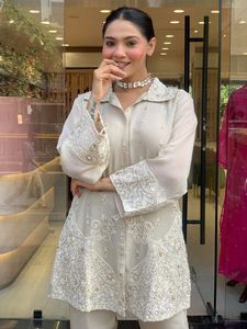 Indo-Western Premium Chanderi Silk Co-ord