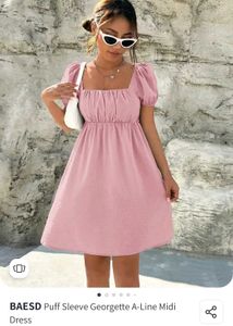 🌸Myntra Mauve Ruched Dress🌸