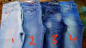 Combo Set of 4 Blue Denim Jeans Collection