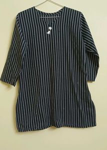 Stylish Striped Kurta Set