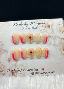 handmade Unique Press-On Nails Set