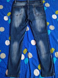 Distressed Denim Jeans