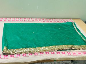 green wedding shawl bride