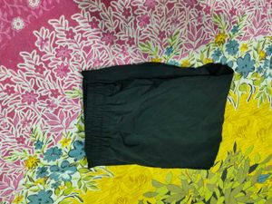 Black Casual Pants lower for summer elastic waist