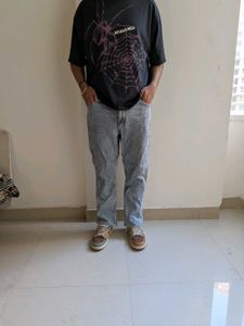 Men's Acid Wash Jeans
