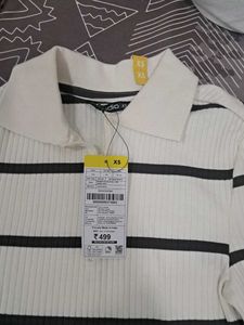 Striped Polo Top
