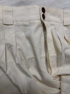 Classic High-Waisted Pleated Pants