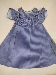 Ruffled Blue Dress With Bow Design 💙🎀