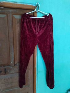 length 44,Velvet Joggers