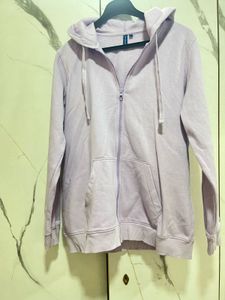 Lavender Zip-Up Hoodie