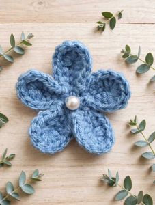 Handmade 20 Red Crochet Flowers with P
