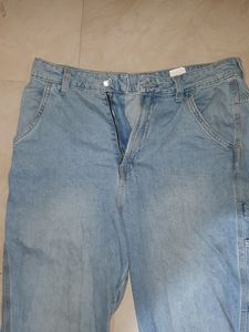 Light blue Baggy Denim For Women