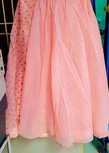 Pink Embroidered Lehenga Choli