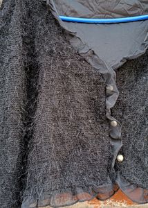 Black Wollen Shrug