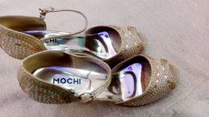 Sparkling Gold Heels - Perfect for Occasions