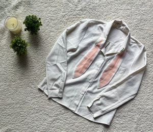 Cute Bunny Ear Neck Shirt