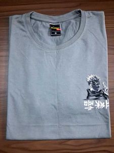 Gray Graphic Print T-Shirt
