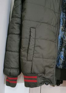 Women Bomber Jacket (Military Green)