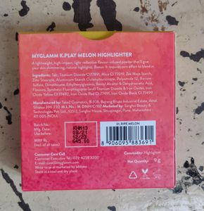 Myglamm K.PLAY Highlighter in the shade "Melon"