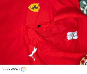Red Ferrari &amp; Puma Polo Shirt