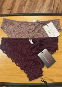Lace brazillian underwear pack of 2