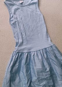 Sky Blue Sleeveless Maxi Dress