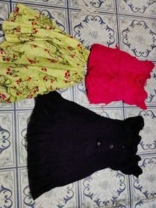 Skirt Top And Frock