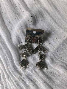 Peacock Jhumka Earrings