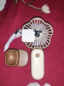 fan Cute Flower Mini Portable