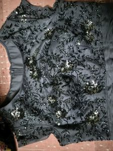 Brand New Beautiful Blouse In Silver Colour