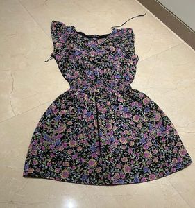 Floral Print Mini Dress