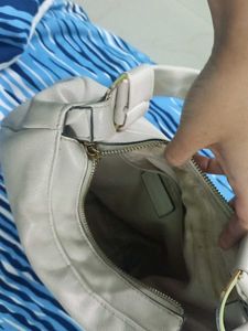 Stylish Cream Hobo Bag