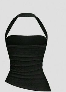 Chic Black Halter Neck Top