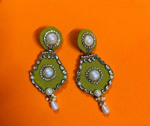 New Fabric Hand Made Earrings