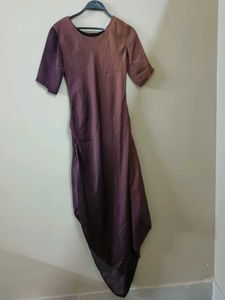 elegant satin dress for girls