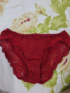 Red Lace Bra &amp; Panty Set