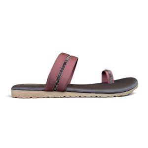 Stylish Zipper Toe-Ring Sandals