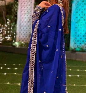 Royal Blue sharara Set