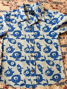 Nautinati Shirt For Boys Of 2-3 Years With Basket