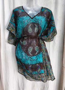 Bohemian Kaftan Tunic Top