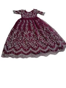 Elegant Embroidered Ethnic Gown