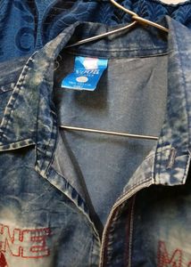 Denim Cotton Full Shirt.