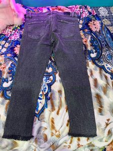Stylish Grey Wash Denim Jeans