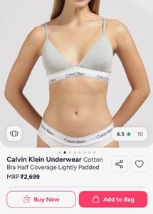 Calvin Klein Grey Bra