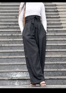High-Waisted Wide-Leg Pants