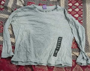 Grey Crop Top.