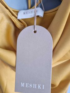 New With tag Meshki straight neck slip Maxi Dress